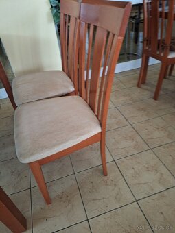 stol jedalensky a 4 stoličky - 7