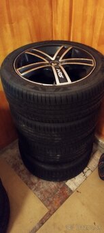 Predám sadu diskov na letných pneumatikách Nexen 215/50R17 - 7