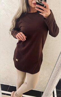 Damska jemnunka talianska tunika choco - 7