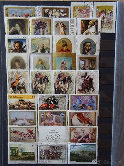 Pekná zbierka známok UMENIE 2 - 7