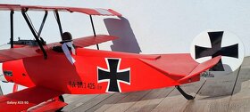 RC model Fokker DR. 1 Triplane (Červený barón) - trojplošník - 7