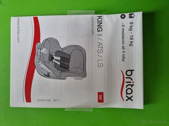 Britax Romer King II 9-18kg, polohovateľná - 7