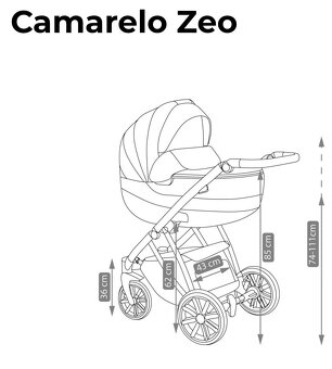 Kombinovaný kočík Camarelo Zeo - 7