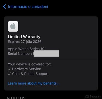 Predám Apple Watch Apple Watch 10 GPS 46mm Jet Black Alumini - 7