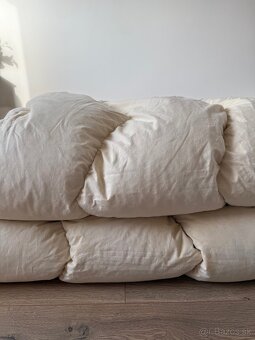 2× páperový paplón, ručná výroba z nesekaného páperia - 7