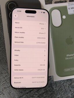 Predám iPhone 17 256GB - 7