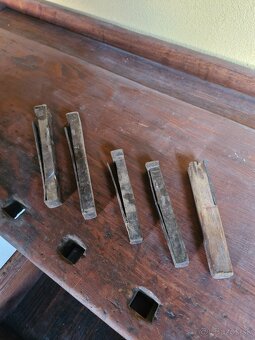Drevený ponk / stolárska hoblica - 7