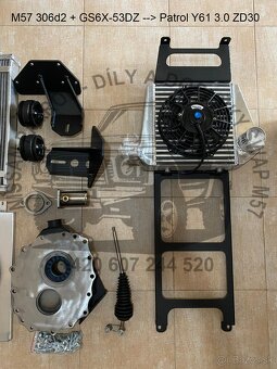 NISSAN PATROL Y60/Y61 - SADA PŘÍSLUŠENSTVÍ PRO SWAP M57 - 7