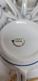Šálky Kera Vitral Czechoslovakia - 7