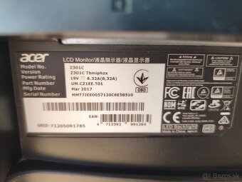 Acer Predator Z1 (Z301C) Monitor - 7