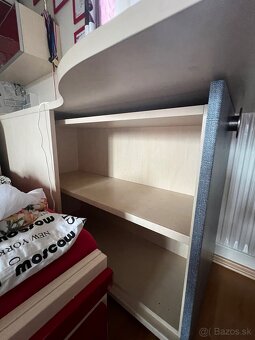 Písací stôl s úložným priestorom a zásuvkami - 7