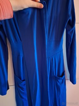Dámske kráľovsky modré šaty - 7