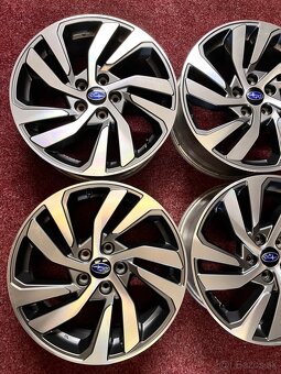 5x114,3 R18 Orig. alu Subaru Levorg + senzory tlaku - 7