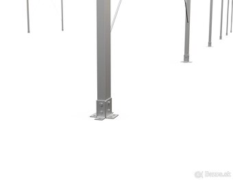 Oceľová konštrukcia 8x6m - pozinkovaná, s dopravou zdarma - 7