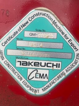 Predám Takeuchi TB216 - 7