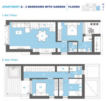 Nové apartmány v Chorvátsku na predaj, pred dokončením - 7