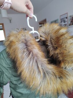 Zimná bunda s kožušinou v.1,5 - 2 r. - 7