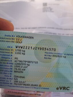 Volkswagen Golf 4 1.6 74 kw - 7