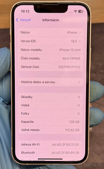 Apple iPhone 13 Mini 128 GB White / nová batéria - 7