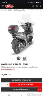 Kufor na motorku Givi C 30 N - 7
