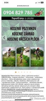 Kosenie ,mulcovanie ,Topoľčany, Nitra, Partizánske, Bánovce, - 7