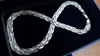 Strieborná retiazka 925 /náhrdelník/ - 7