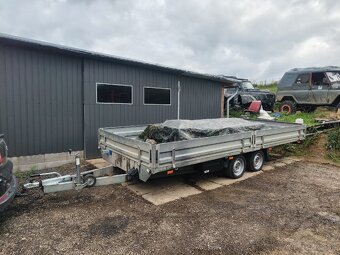 Dvojnapravovy prívesný vozík 2.6 t UNIKOL - 7