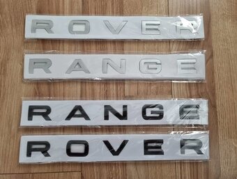 Napis RANGE ROVER, SKODA VRS, MINI COOPER - 7