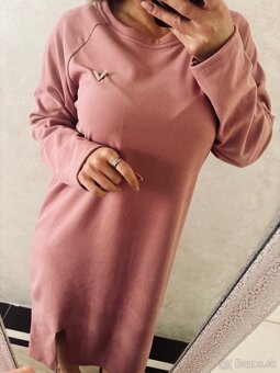 Damske talianske jemnučke maxišaty pinky - 7