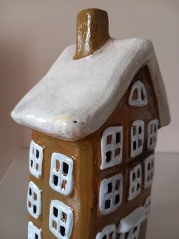 Keramický domček na čajovku 20,5x11,5x7,5 cm - 7