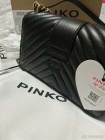 Kožená kabelka PINKO LOVE ONE MINI - 7