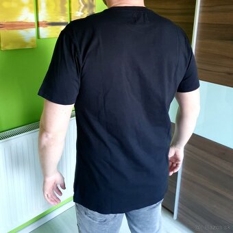 Tričká pánske s nápismi - čierne - 7