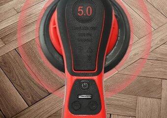Nová bezuhlíková excentrická brúska unášač 150mm / kmit 5mm - 7