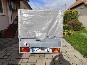 Prívesný vozík značky UNIKOL s plachtou - 7
