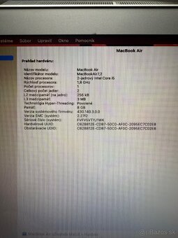 Predám MacBook Air 13” 2017 - 7
