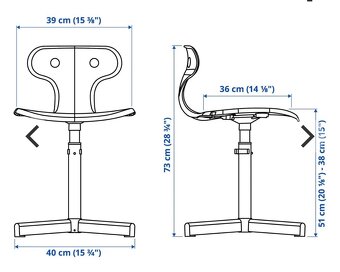 IKEA detská stolička MOLTE grey za 10eu - 7