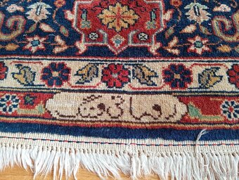 Krásny svetlý ručne viazaný perzský koberec 340x225 cm - 7
