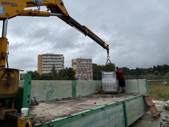 Valníková BDF nadstavba + hydraulická ruka - 7