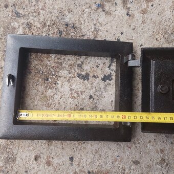 Liatinové dvierka na pec vrchné malé - 7