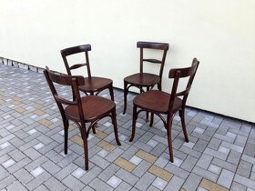 Celodřevěné židle THONET po renovaci 4ks - 7