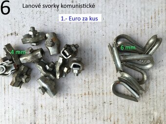 Lanové a otočné svorky rôzne druhy ČSSR - 7