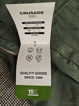 DC CRUSADE BIB pants snowboardové lyžiarske nohavice, nové - 7