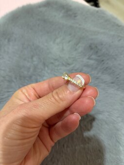 Zlatý prsteň Au585 - 7