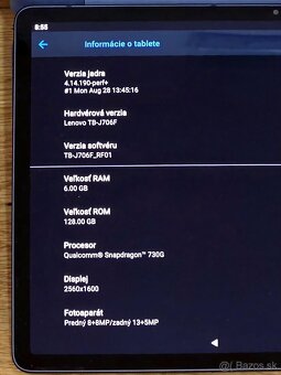 Prémiový LENOVO TAB 11 PRO 11.5" OLED 6GB/128GB + Obal - 7