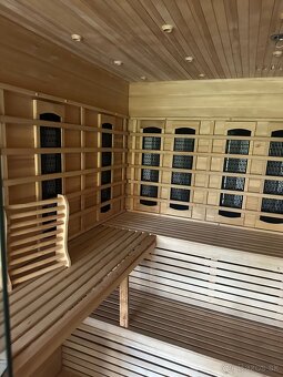 Sauna fínska a infra + ležadlá 2ks - 7