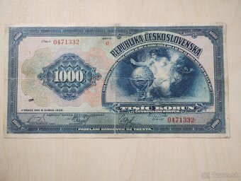 predám bankovky 1. čsr, neperforované - 7