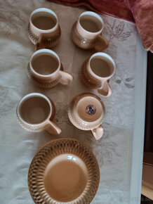 Retro kávové a čajové šálky 4. - 7