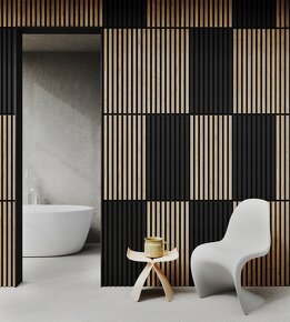 Dekoračné akusticke lamely na flise. - 7