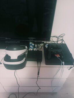 PS 4 slim 500gb 2x gamepad+ PS vr+ 16 hier - 7