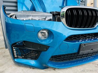 BMW X5M f85 naráznik chladiče kapota blatníky světla led - 7